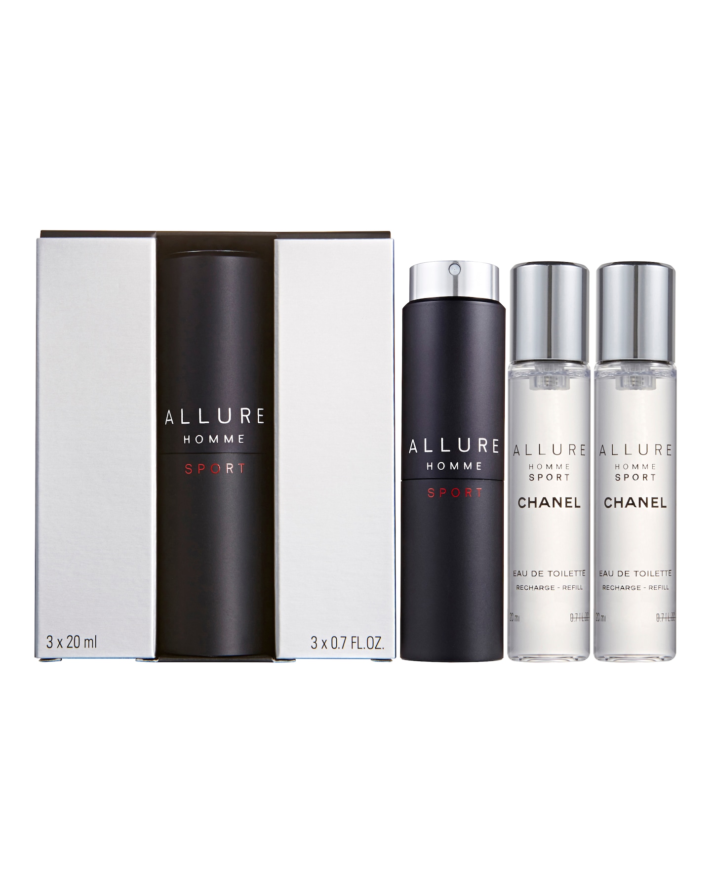 Chanel Allure Sport 3 x 20ml EDT | Oxendales