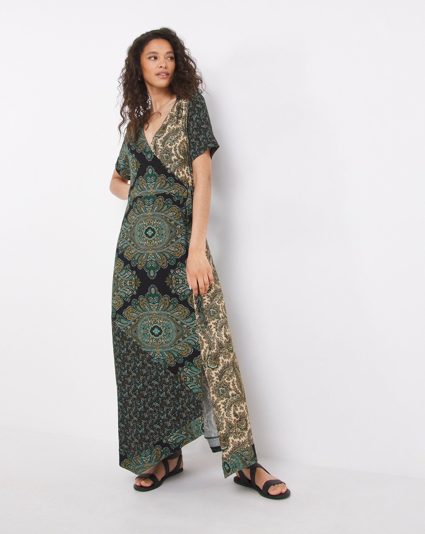 Joe Browns Multi Print Wrap Dress 