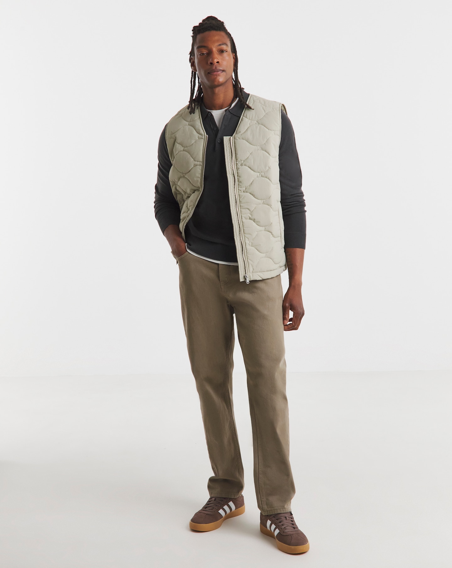 Onion Quilt Zip Through Gilet | Oxendales