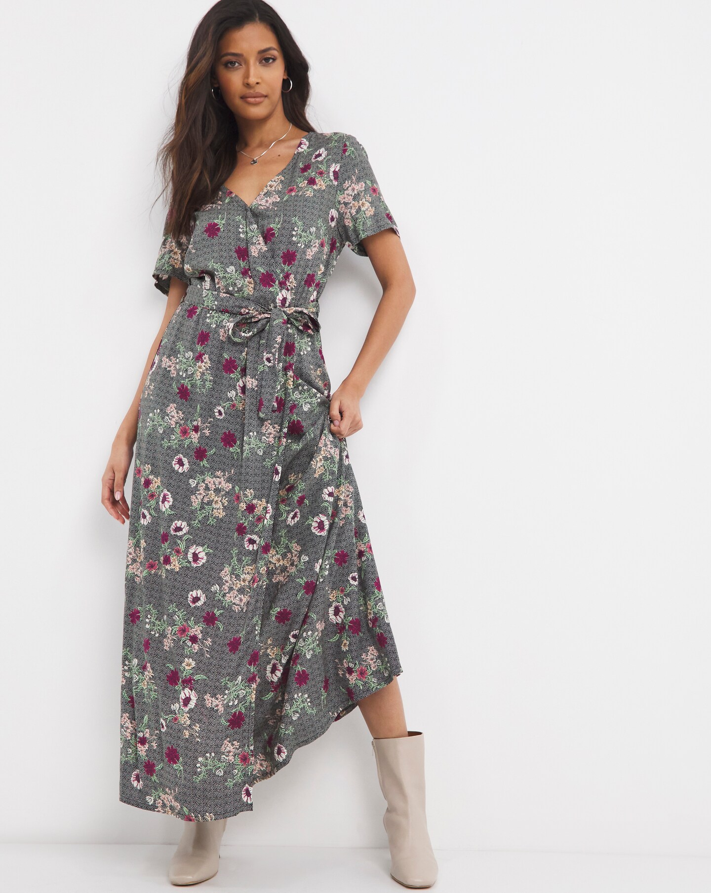 Joe Browns Floral Print Wrap Dress | Oxendales