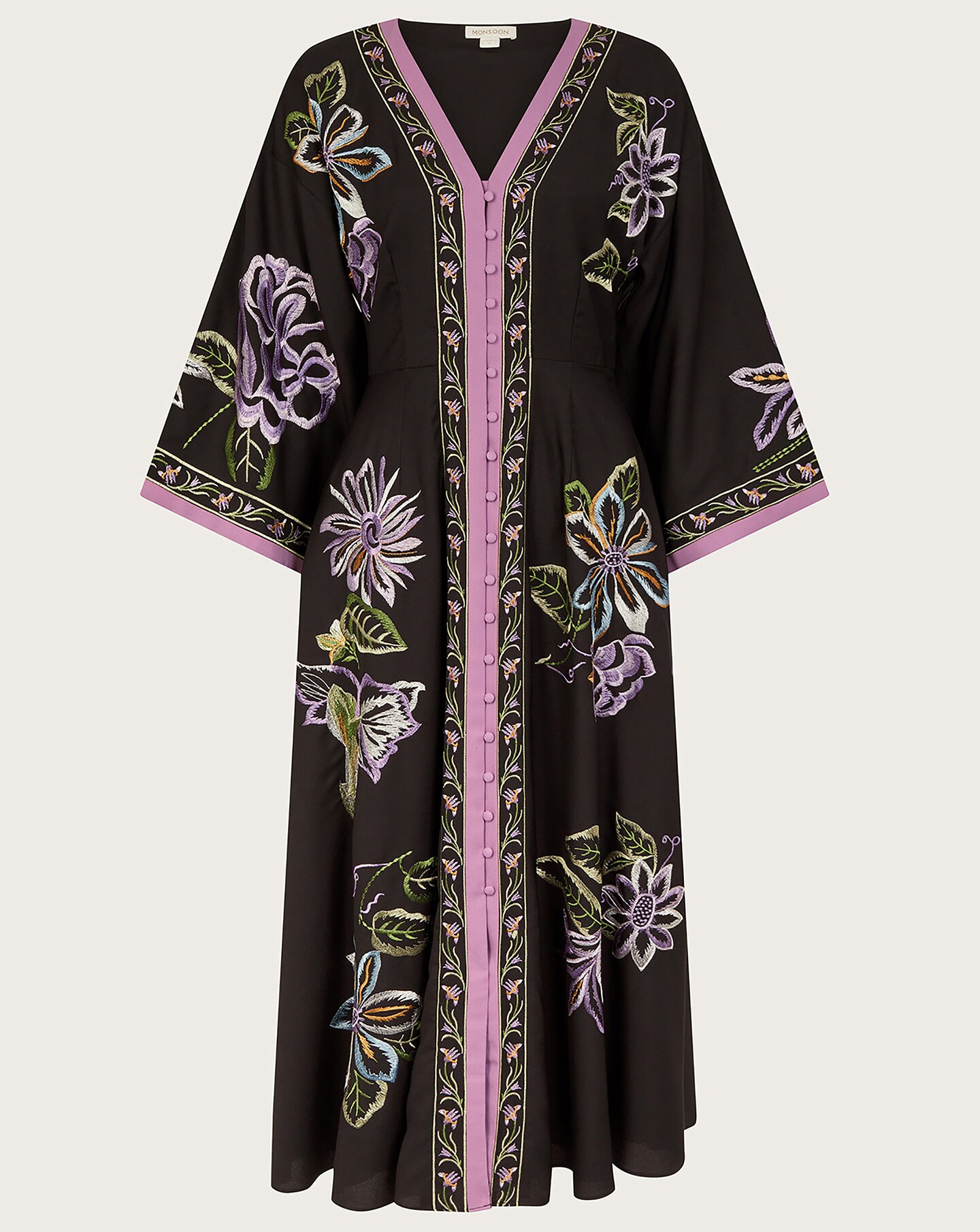 Monsoon Kaya Embroidered Dress