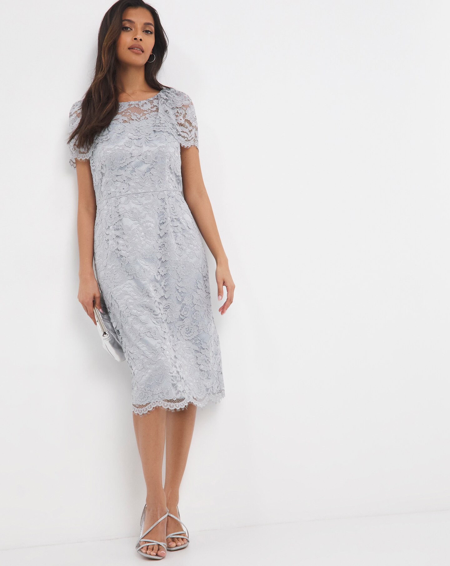 Joanna Hope Lace Shift Dress | Oxendales