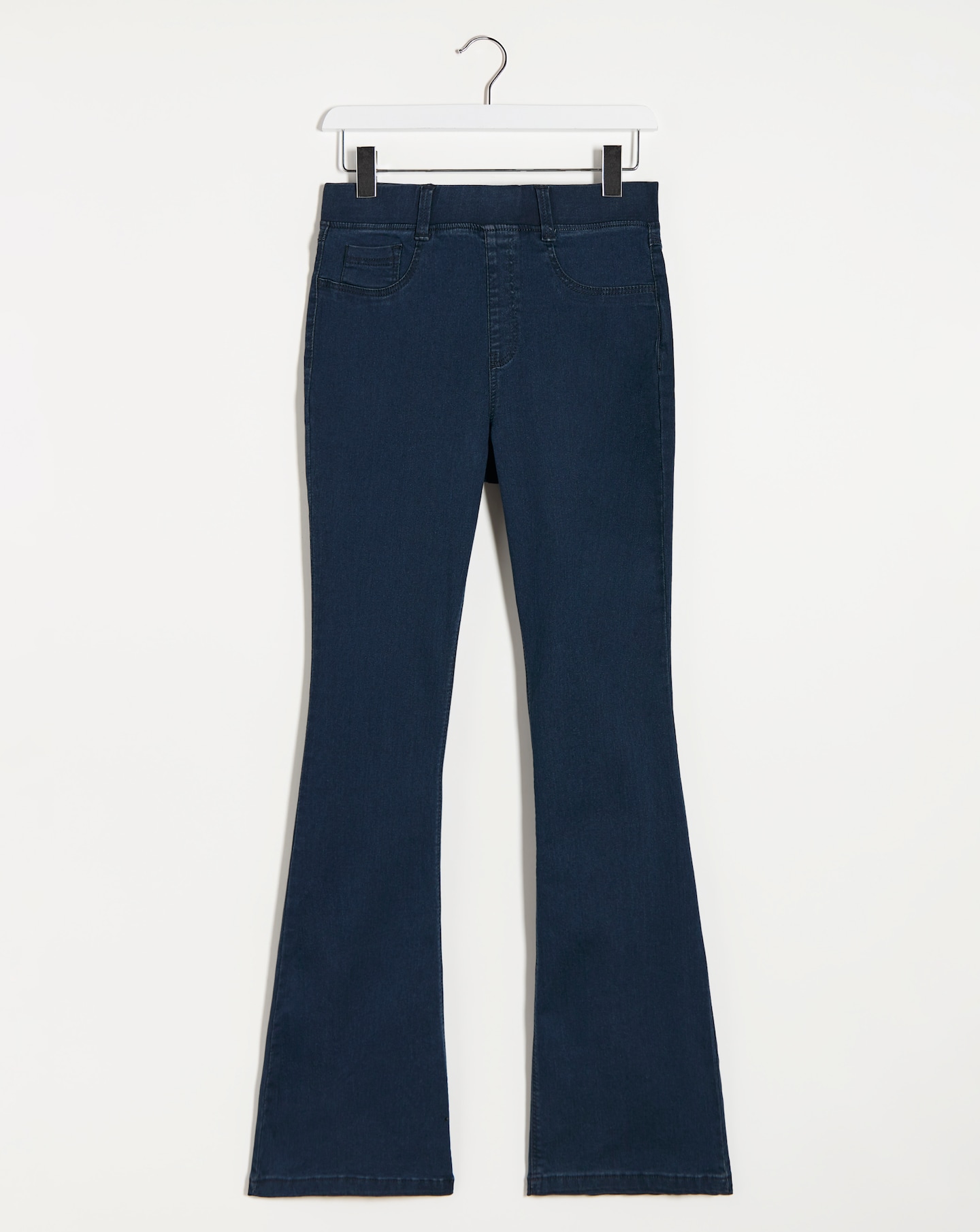 Pull on bootcut jeggings top