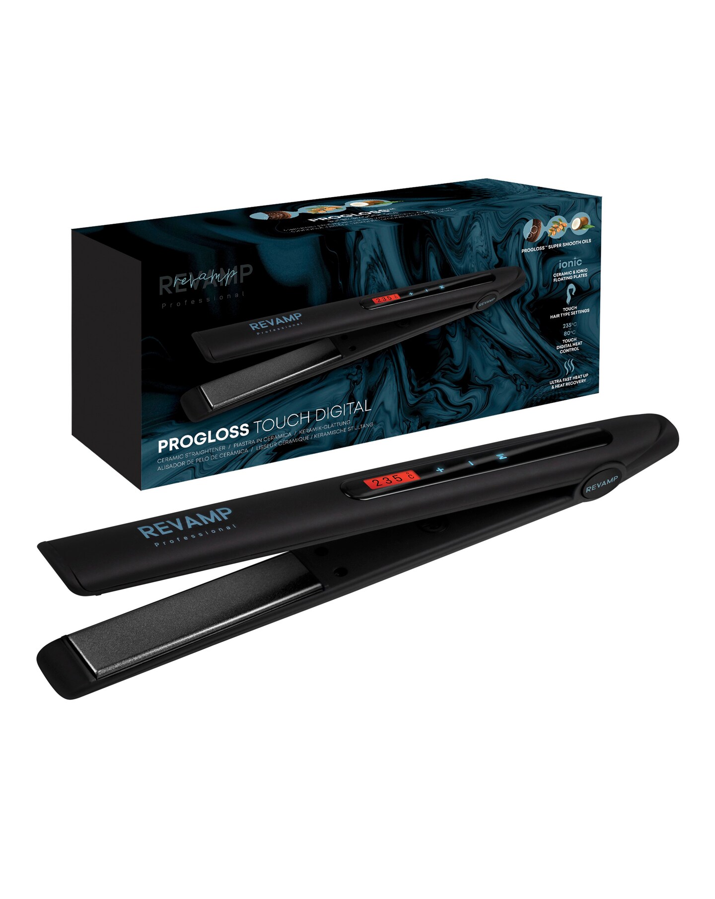 Revamp Progloss Touch Straightener | Oxendales Revamp Progloss Touch Straightener | Oxendales