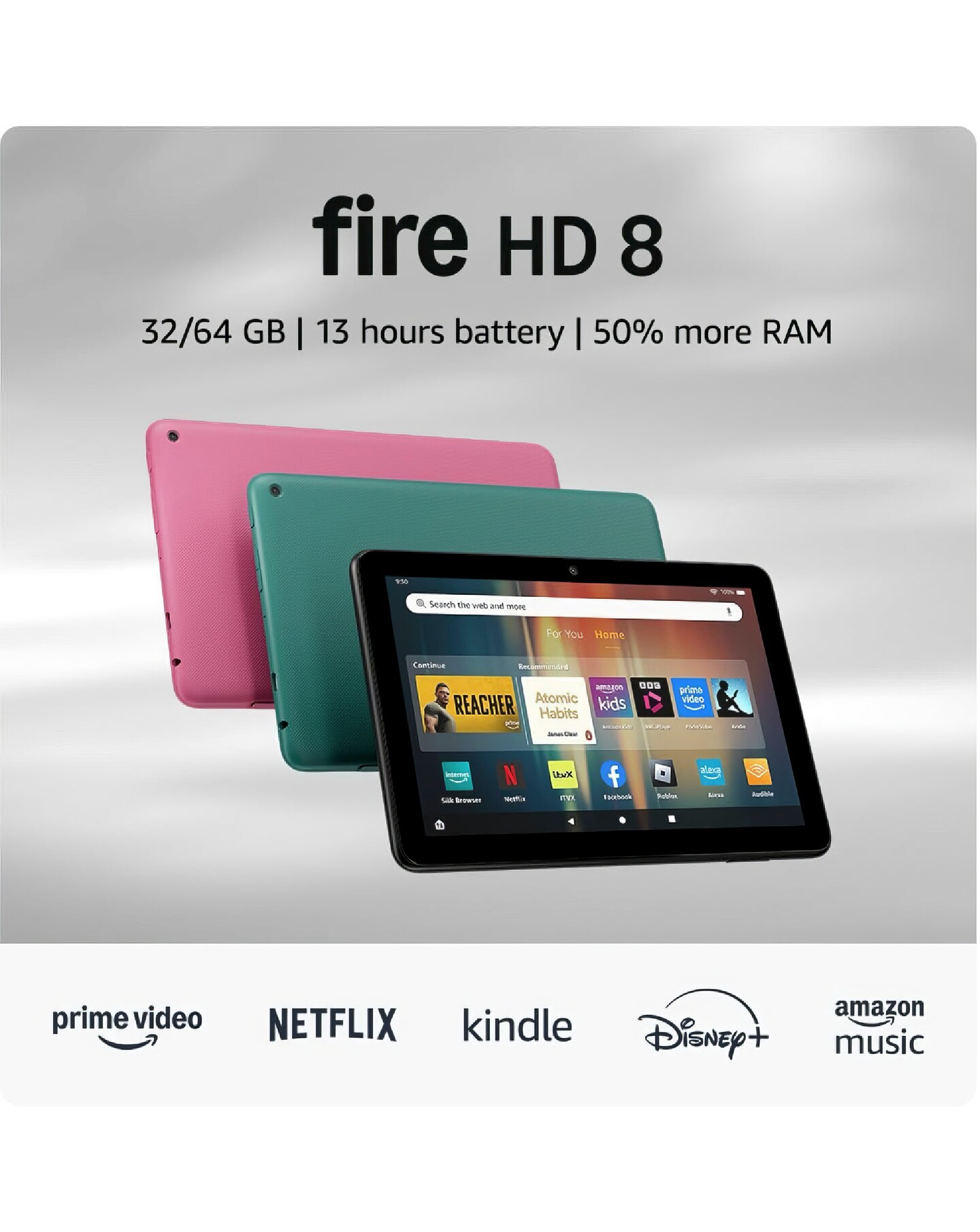 Amazon Fire HD 8 (2024) 8in 32GB Tablet | Oxendales