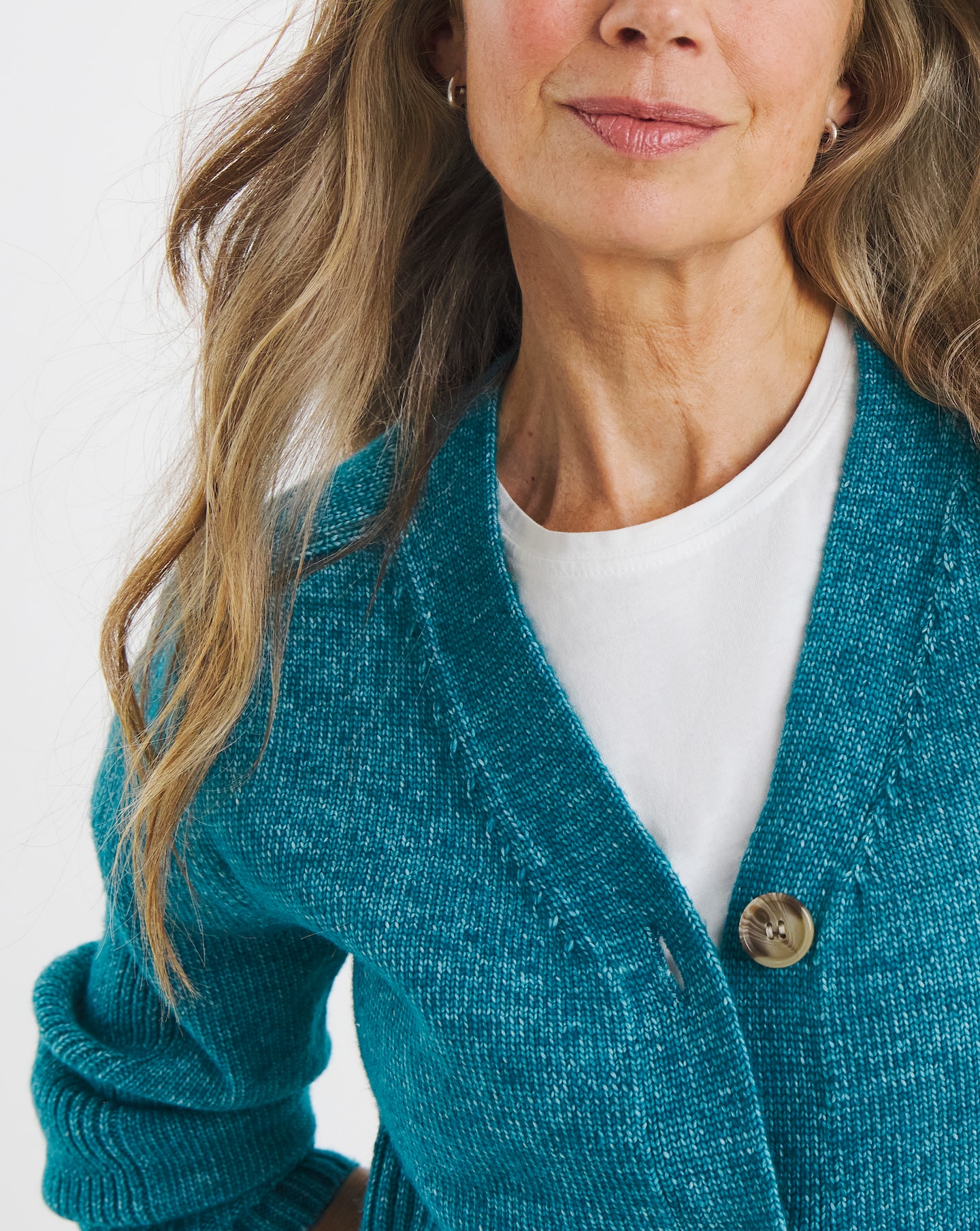 V NECK SEAM DETAIL CARDIGAN | Oxendales