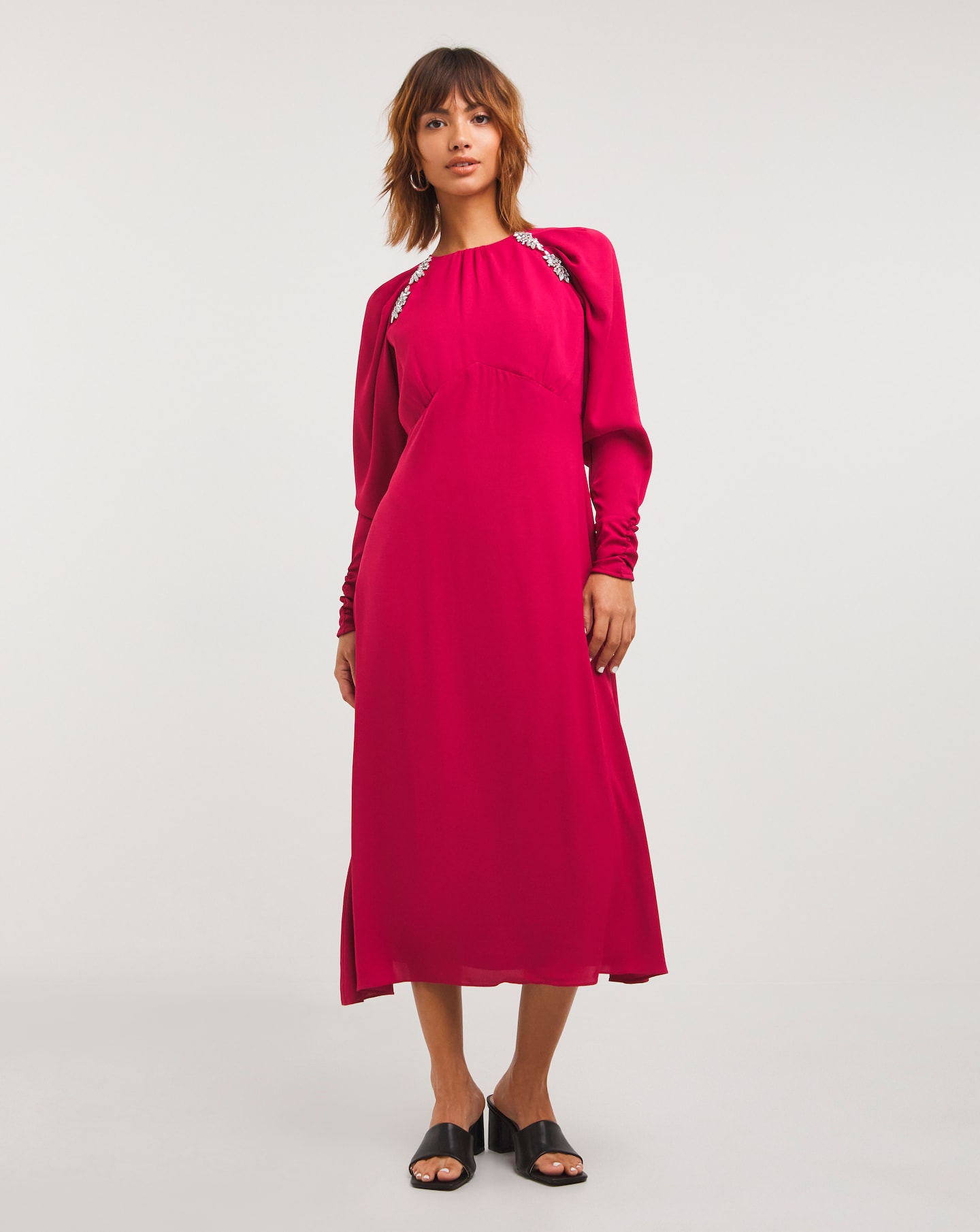 Joanna Hope Berry Embellished Dress Oxendales