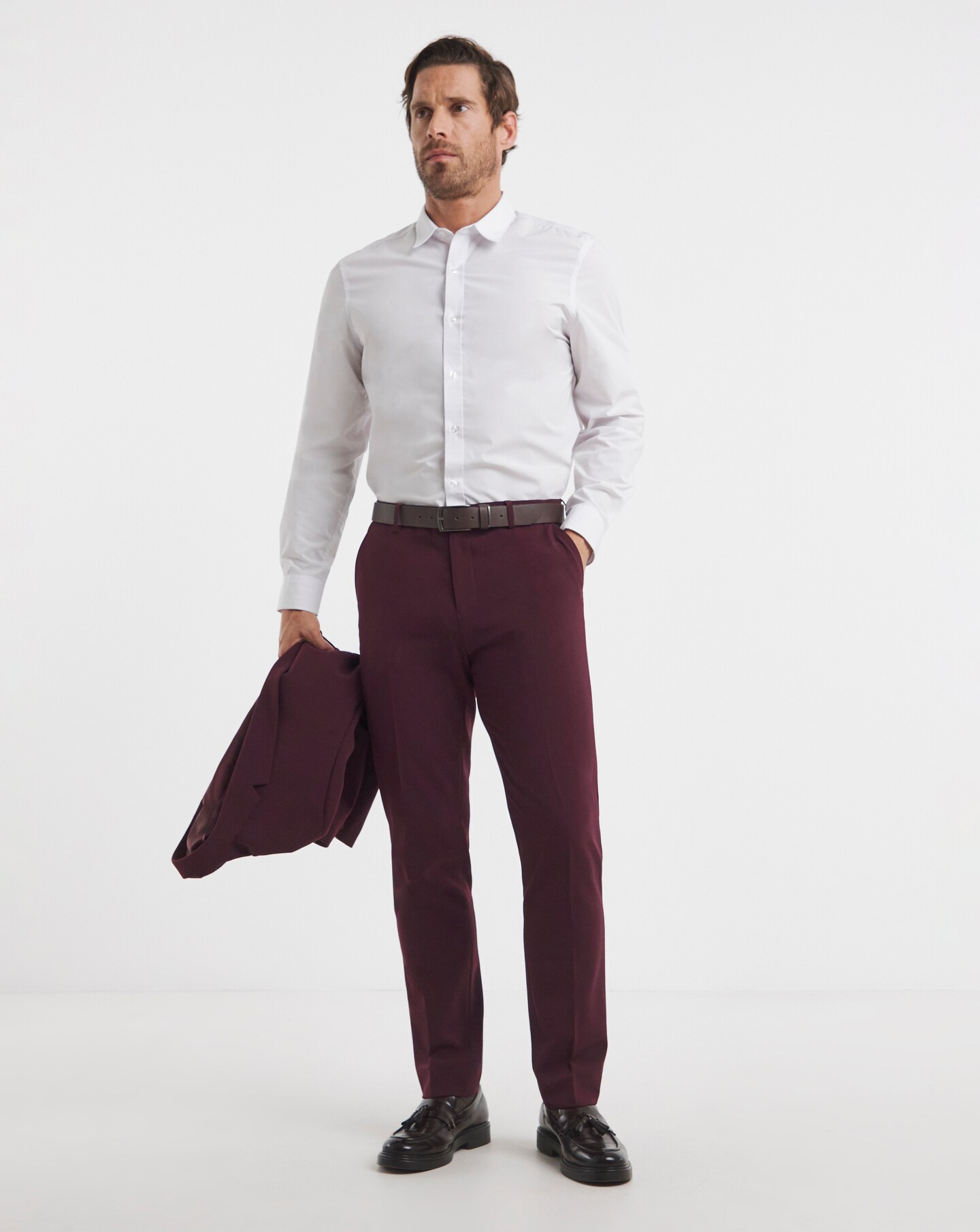 Pantalon Droit Fat Face Bedford Cord Couleur Mûre/bordeaux Taille UK 6 - Neuf Avec étiquettes, Intérieur 31,25 Pouces