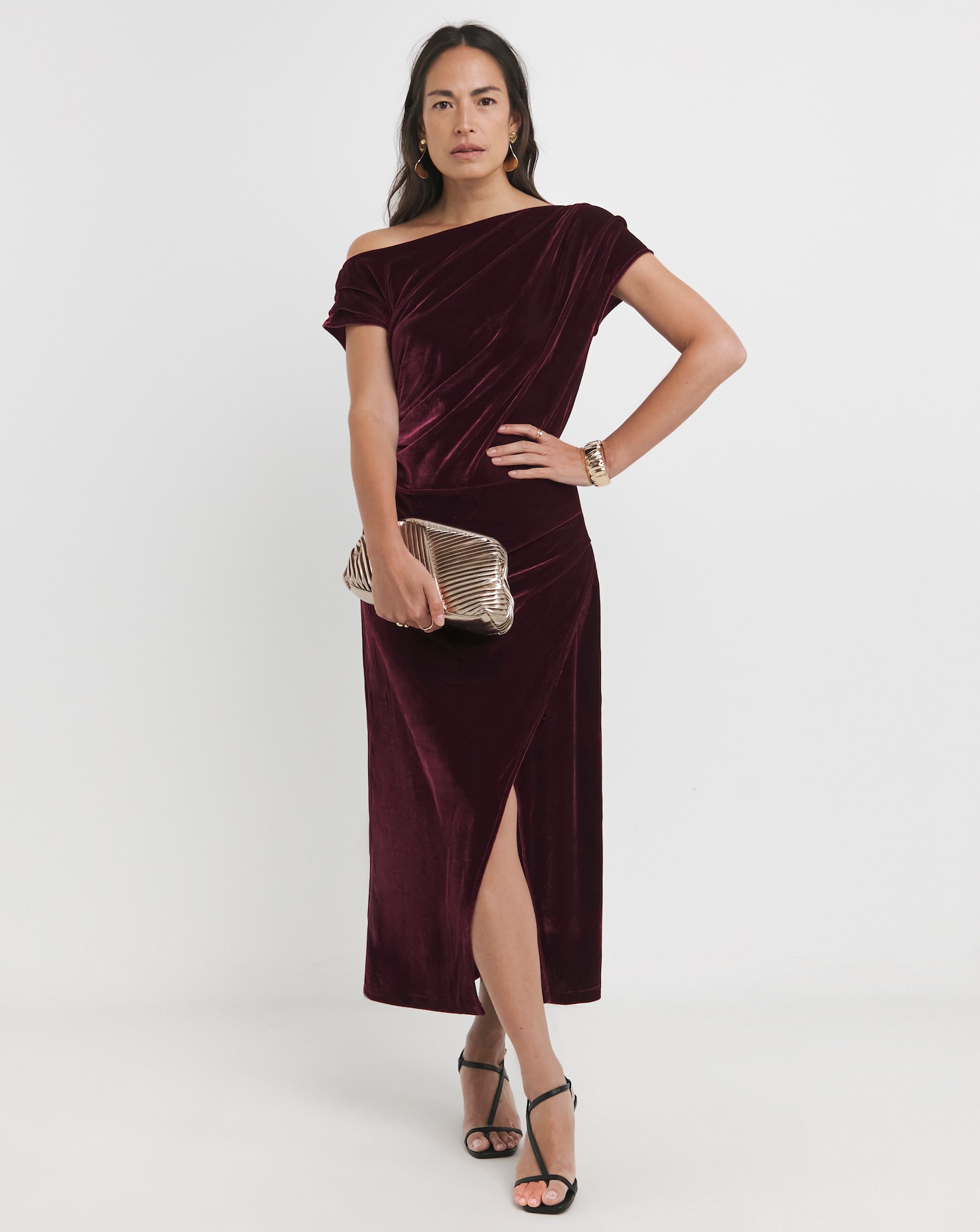 Velvet Midi Dress Oxendales