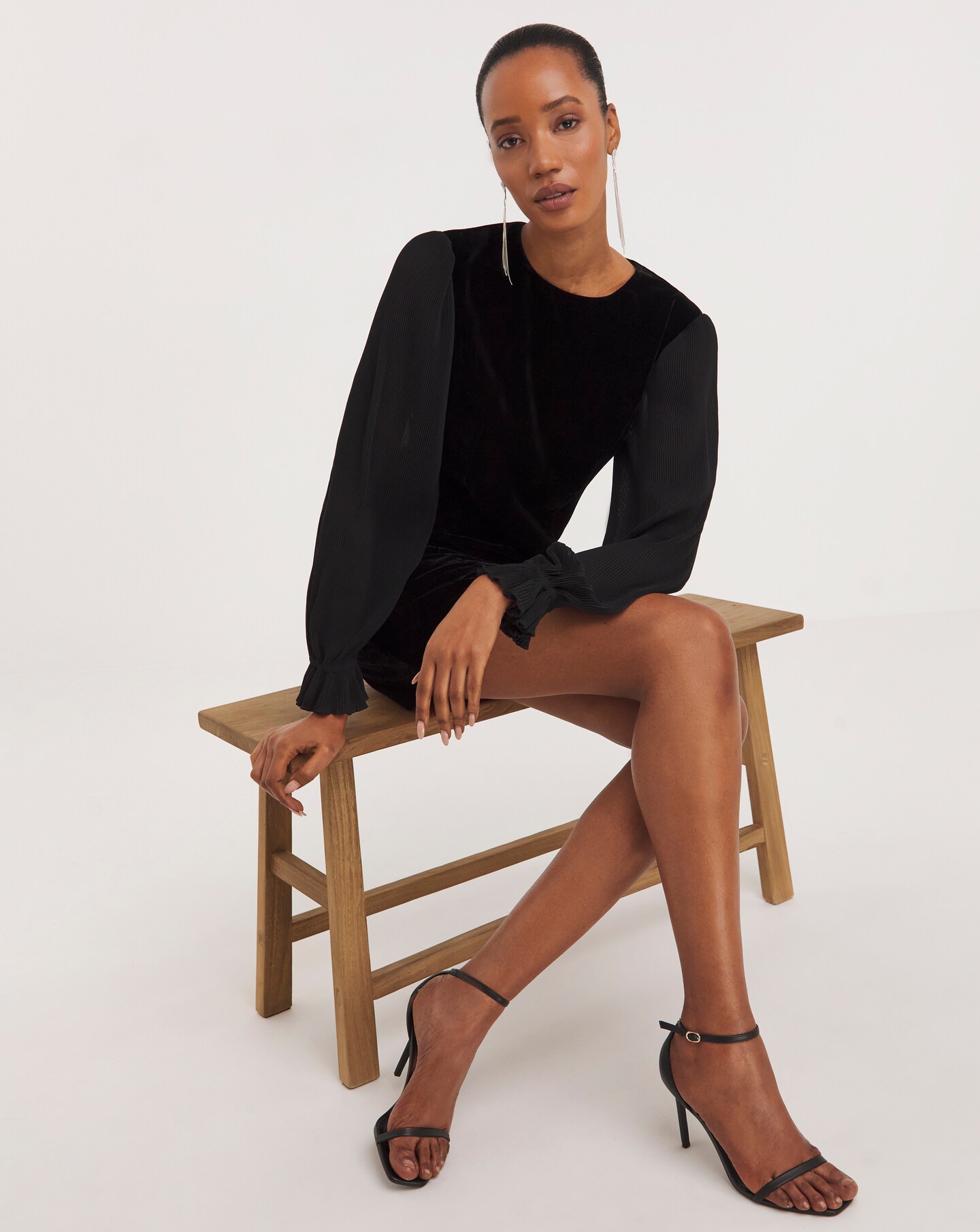 Whistles velvet heels sales