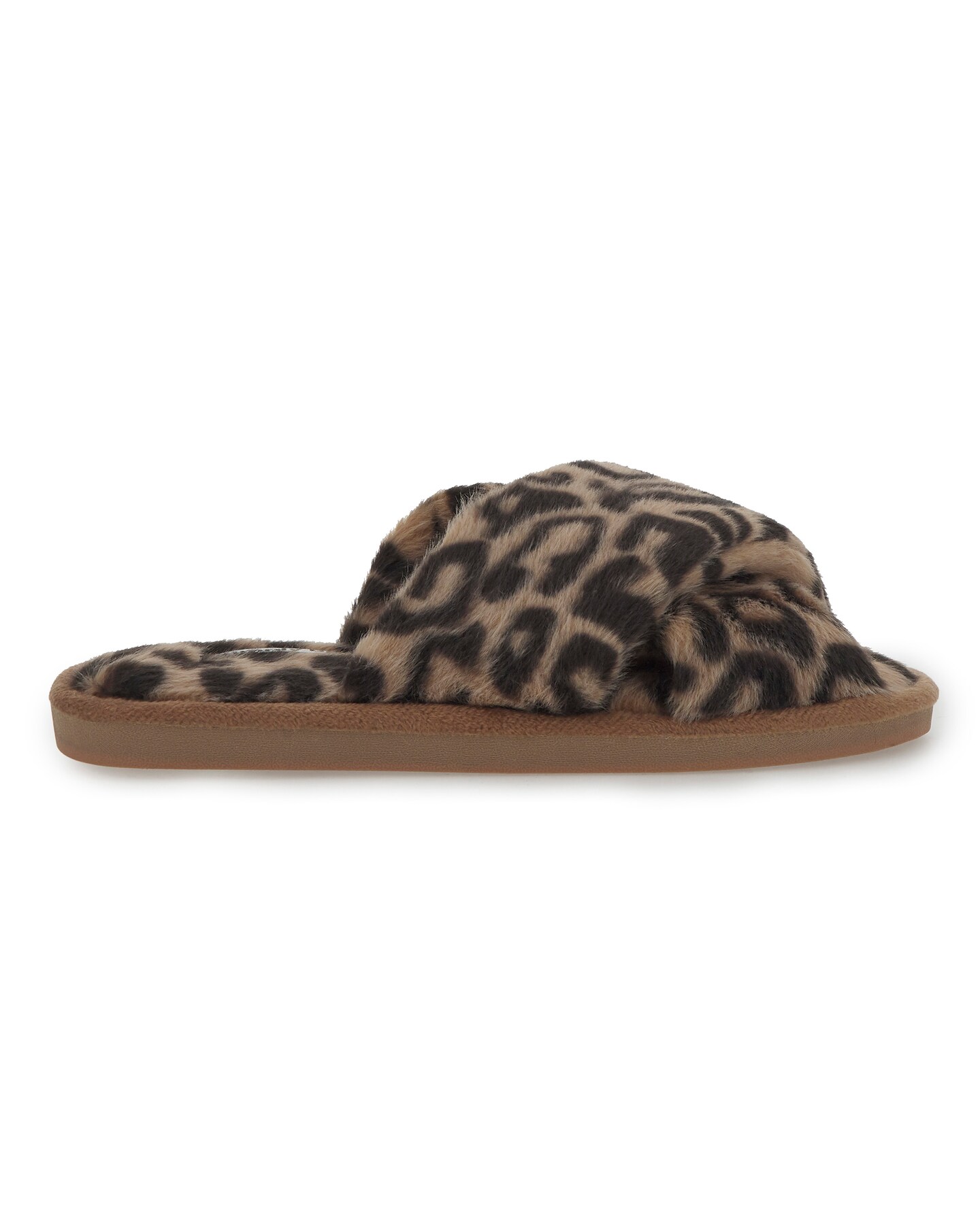 wide fit fluffy slippers