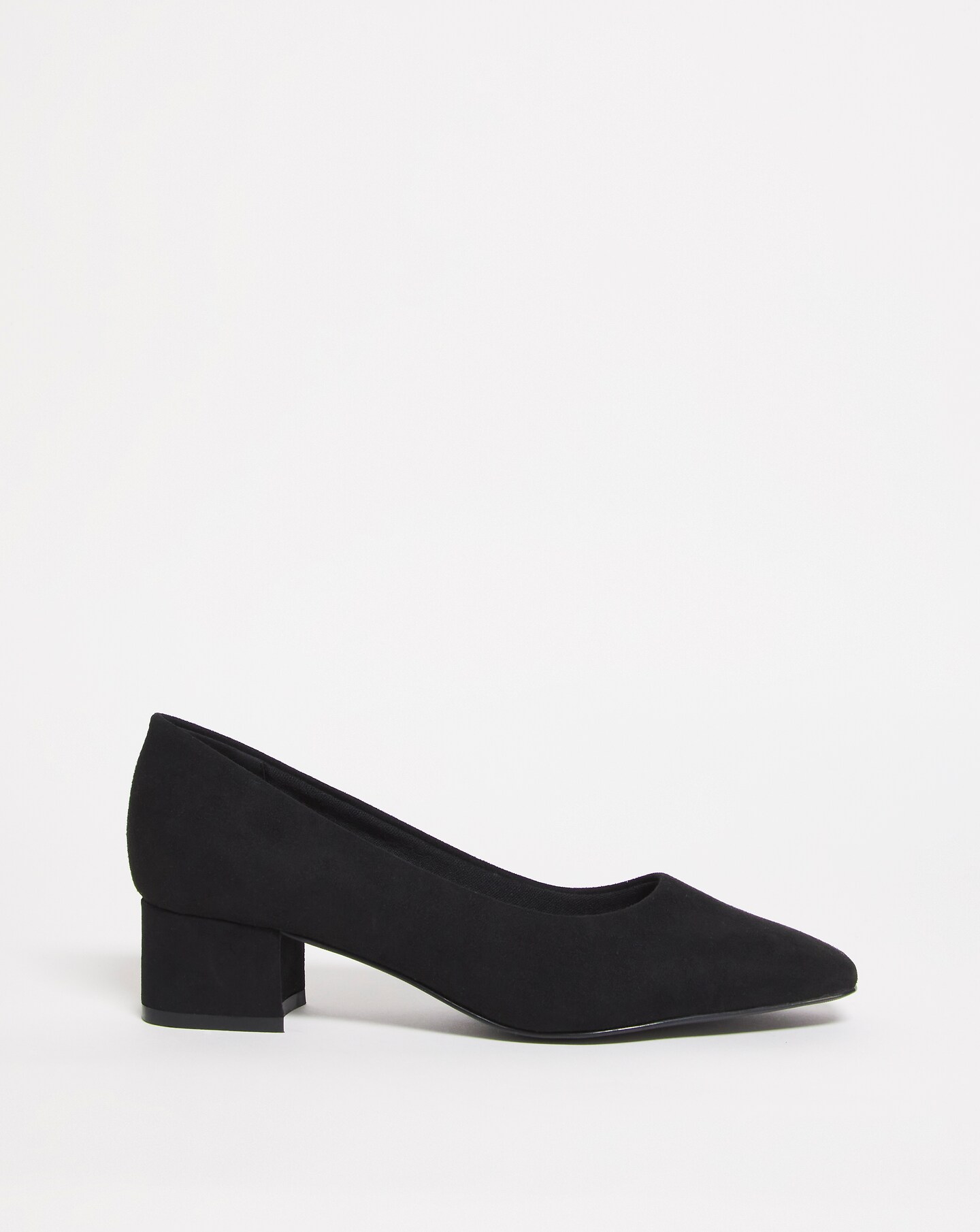 block heel court shoes