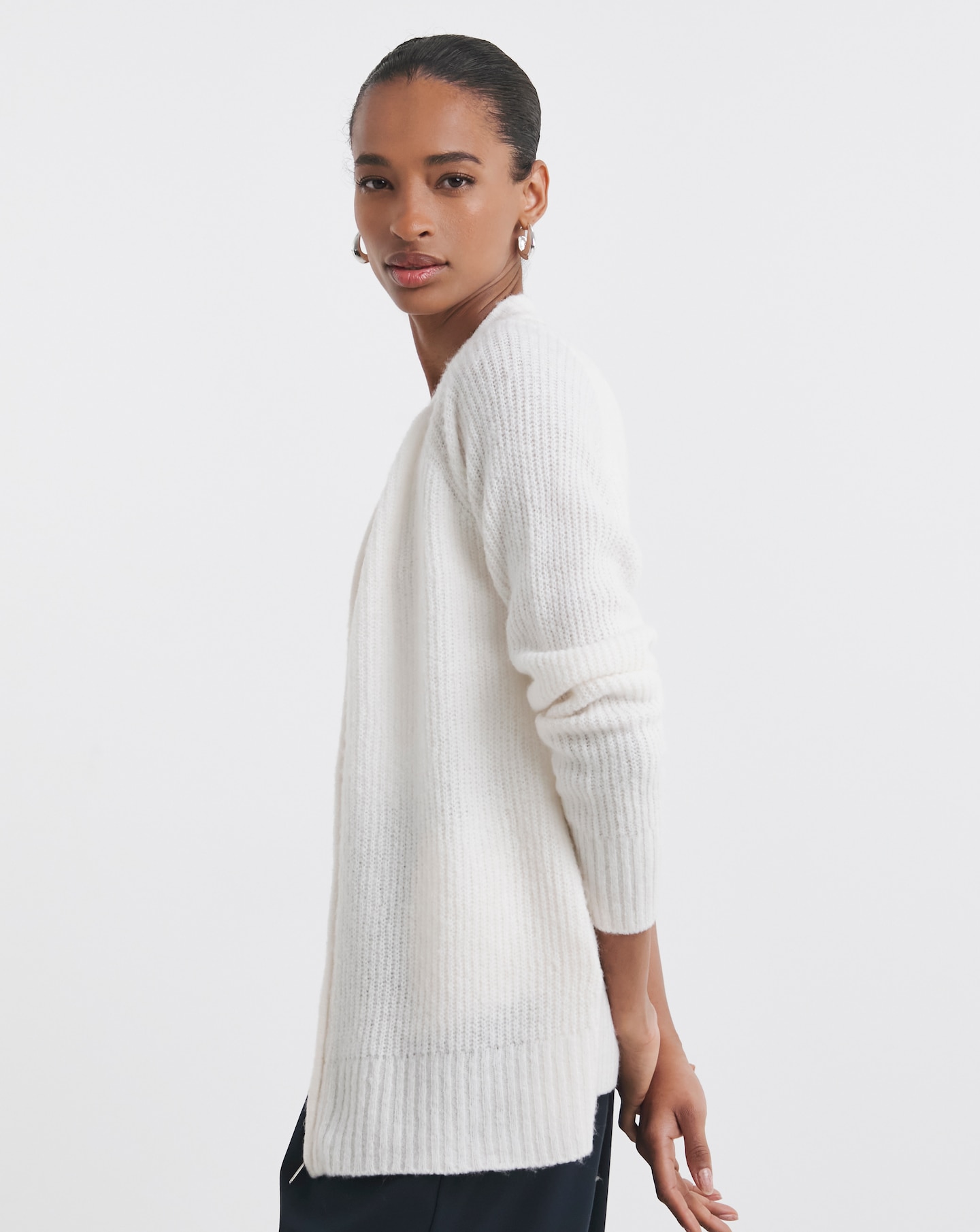 ZIP THROUGH POCKET CARDIGAN | Oxendales