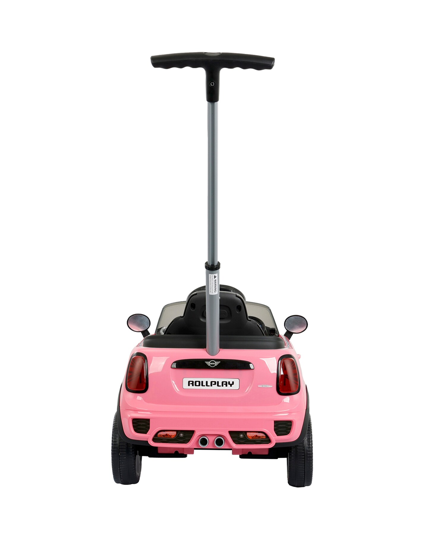 Mini Cooper Play Push Car Pink Oxendales