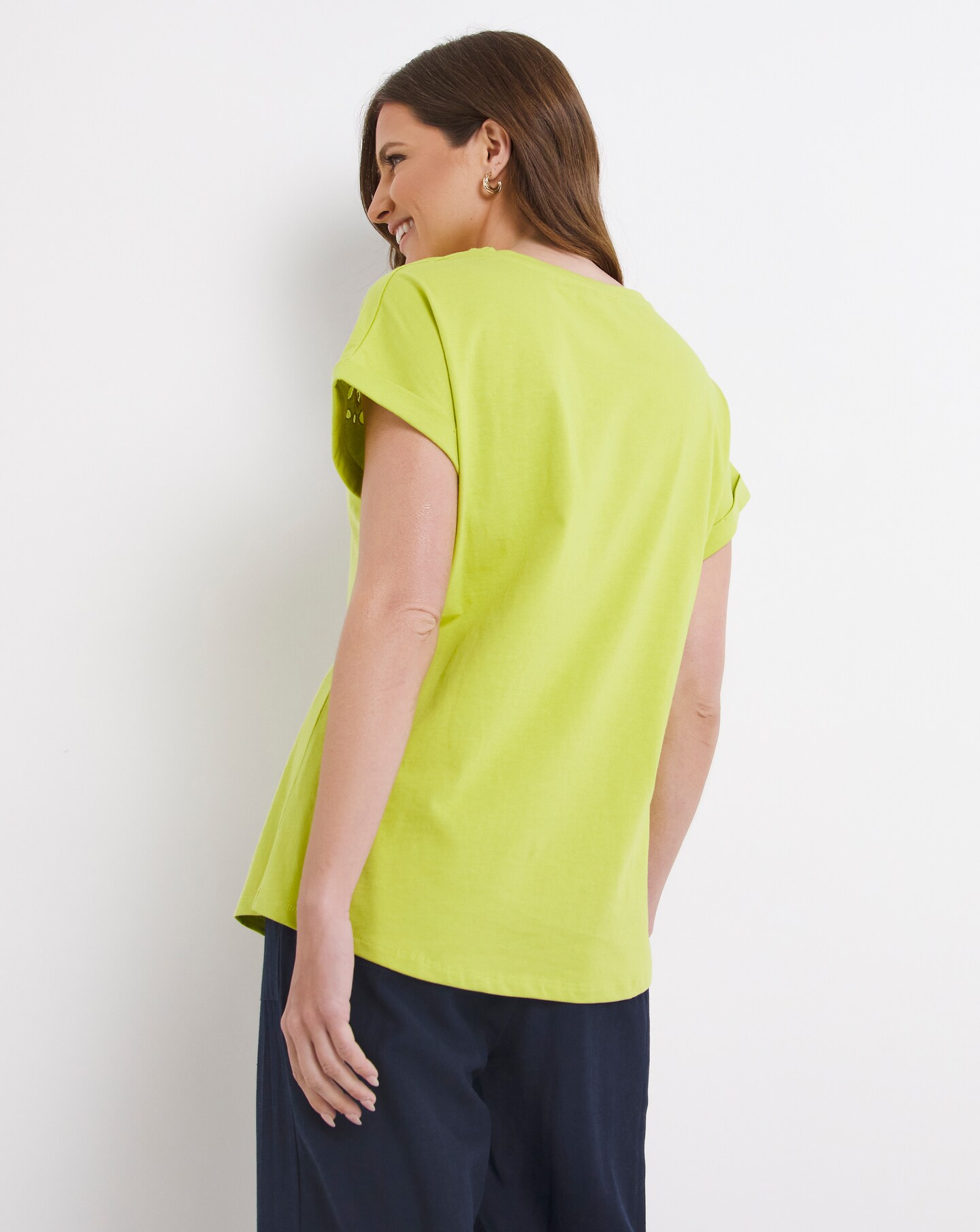 Julipa Cut Out Detail T Shirt Oxendales