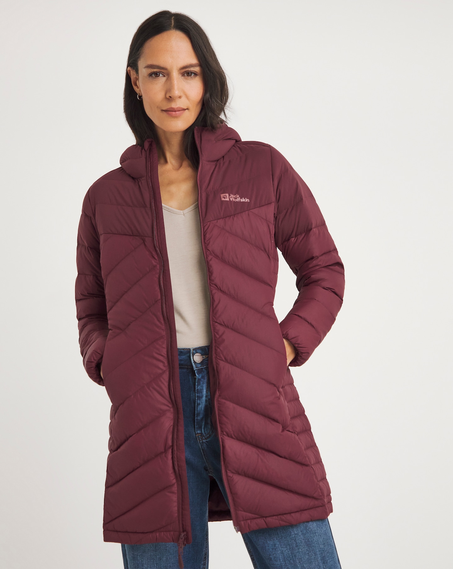 Jack wolfskin coastal range burgundy online