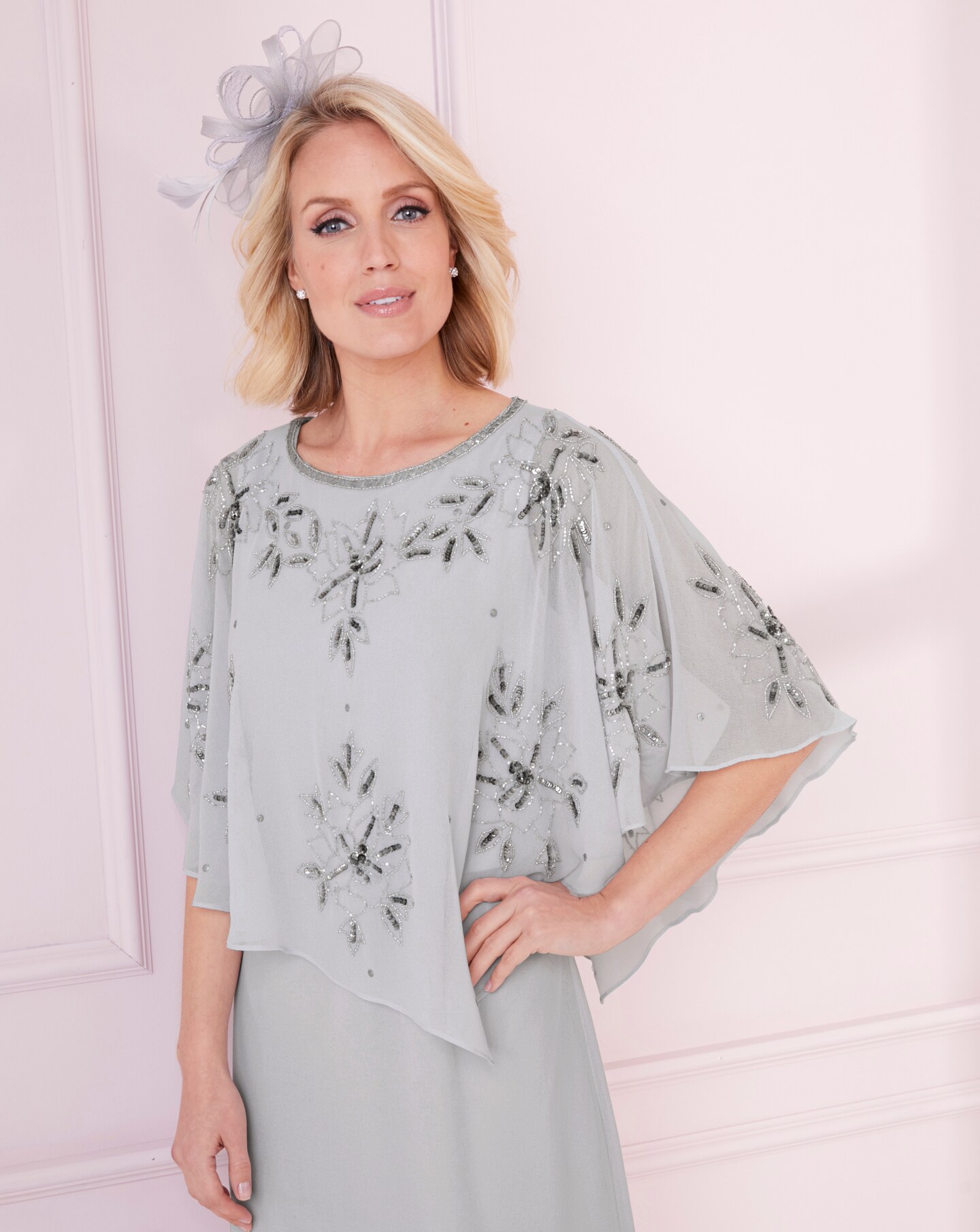 Nightingales beaded on sale cape dress