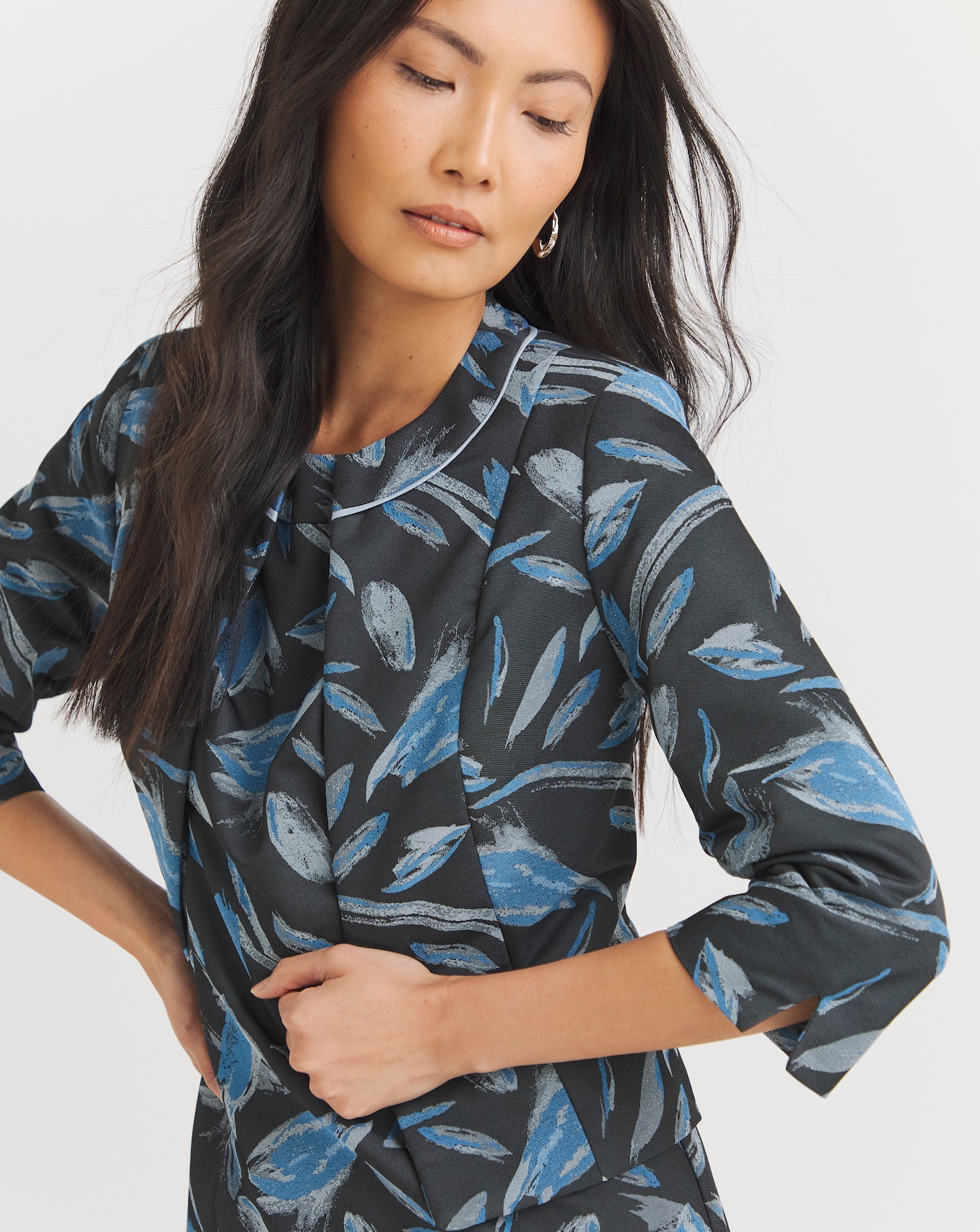 Nightingales jacquard dress deals and jacket