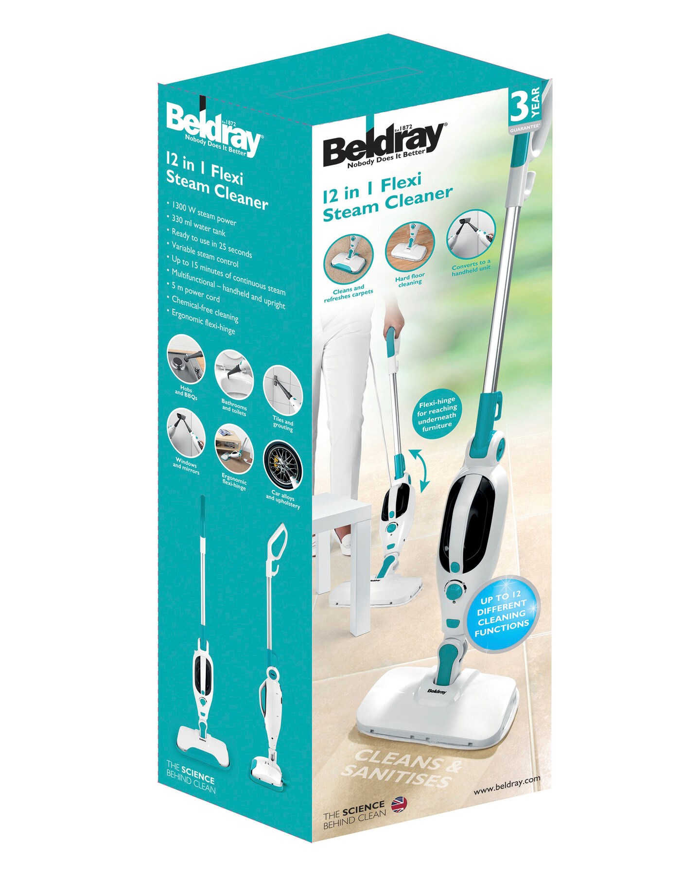 beldray 9 in 1 steam cleaner