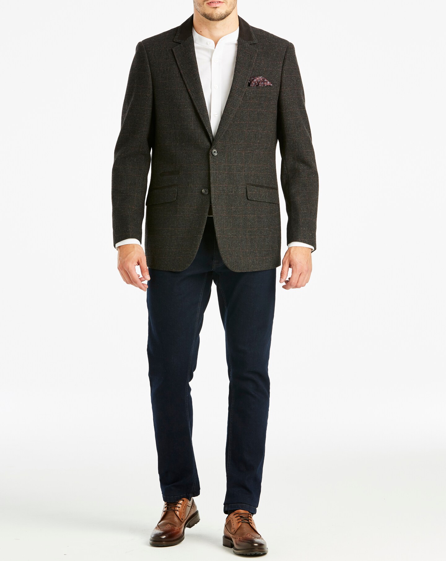 jacamo tweed blazer