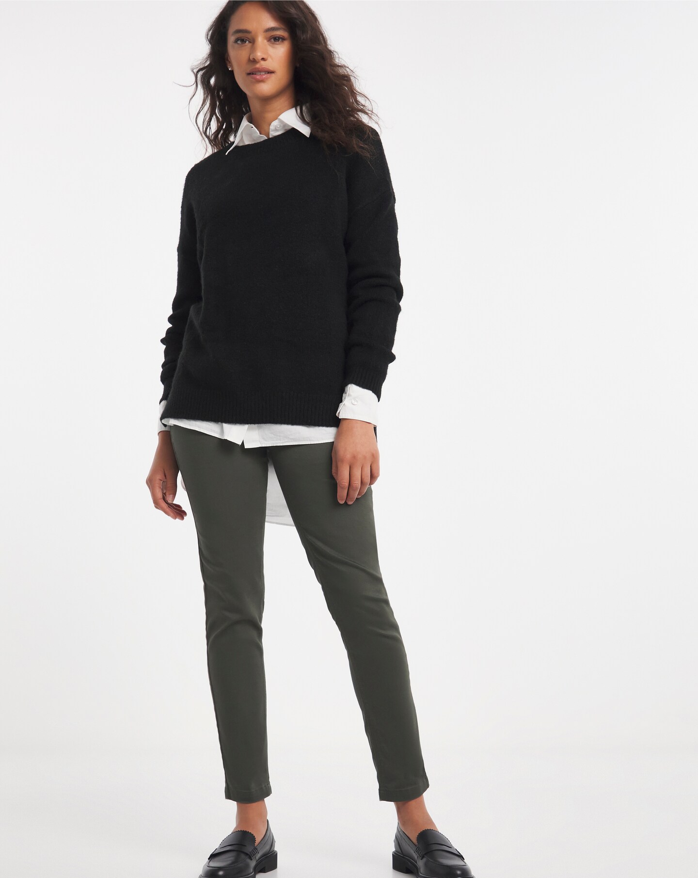 Bella Dark Khaki Slim Leg Jeggings 